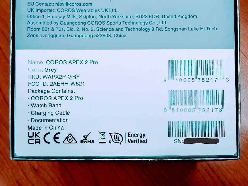 Coros Smartwatch: COROS APEX 2 Pro – Usato da Uetliburg SG venduto da stefanegg 4