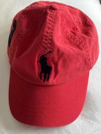 Casquette neuve junior Ralph Lauren rouge
