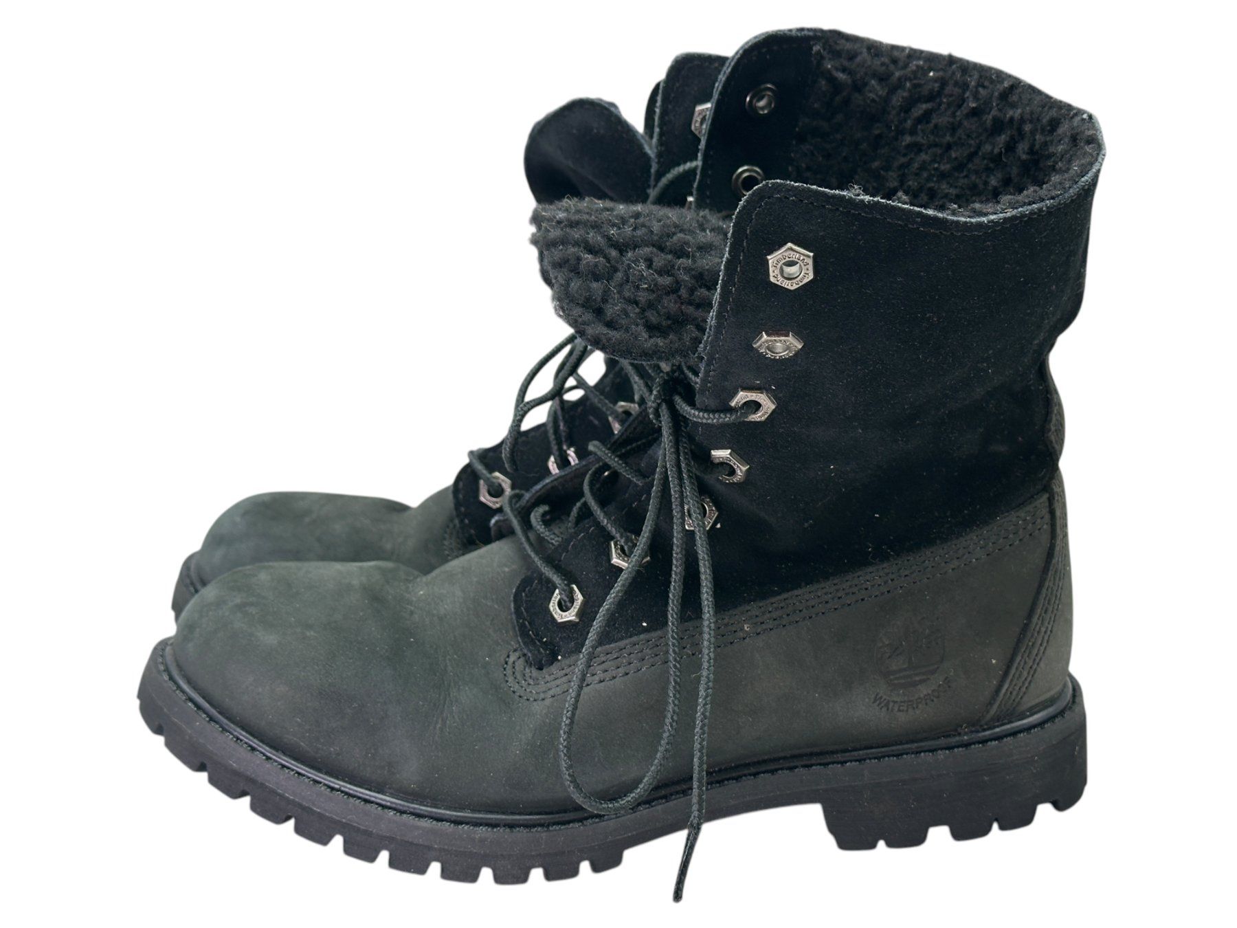 Timberland Chaussures hommes: Bottines Timberland fourrées noires. Pointure 37.5 – D'occasion à Morges par DidisLuxeFinds 6