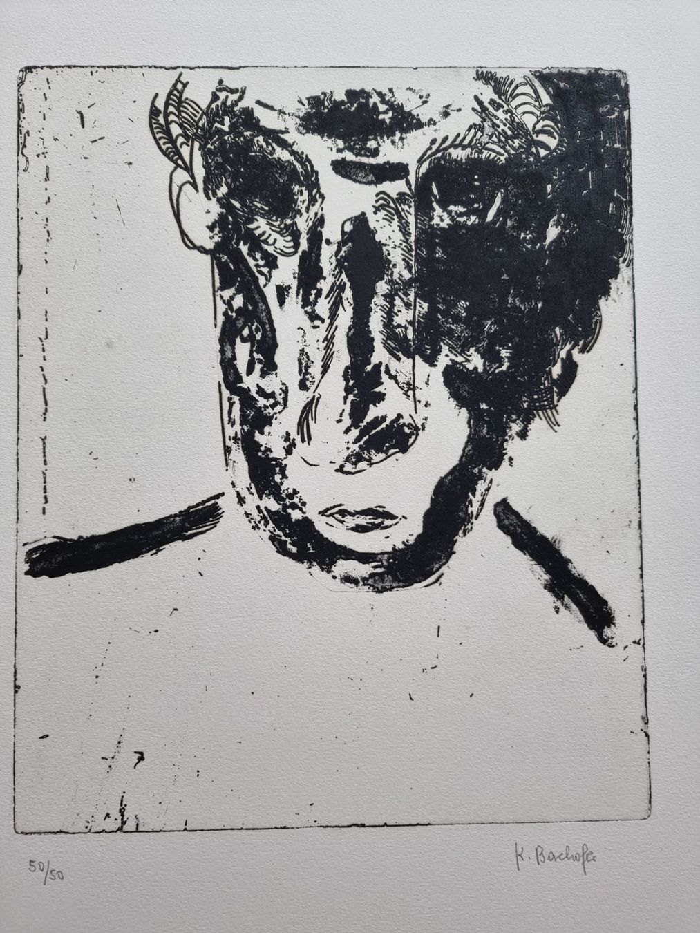 Grafiken & Lithographien: KARL BACHOFER RADIERUNG SIGNIERT NUMMERIERT – Gebraucht aus Gersau von grafik-kunst