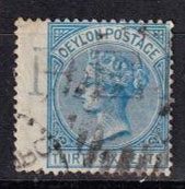 Ceylon, Mi 51 ⊙, KW € 26.00