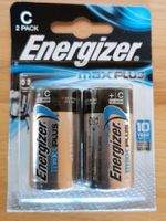 2 Energizer C Max Plus Batterien (Baby/LR14/R14) LIQUIDATION