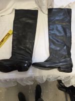 Echte Leder Stiefel Schwarz – Grösse EU 40 (US 10)