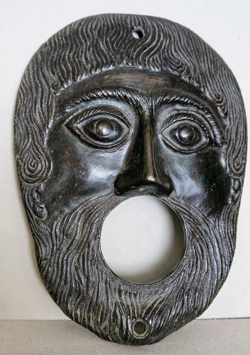 Sculture & Statue: Brunnen Maske aus Messing – Usato da Lugano venduto da Numisartes