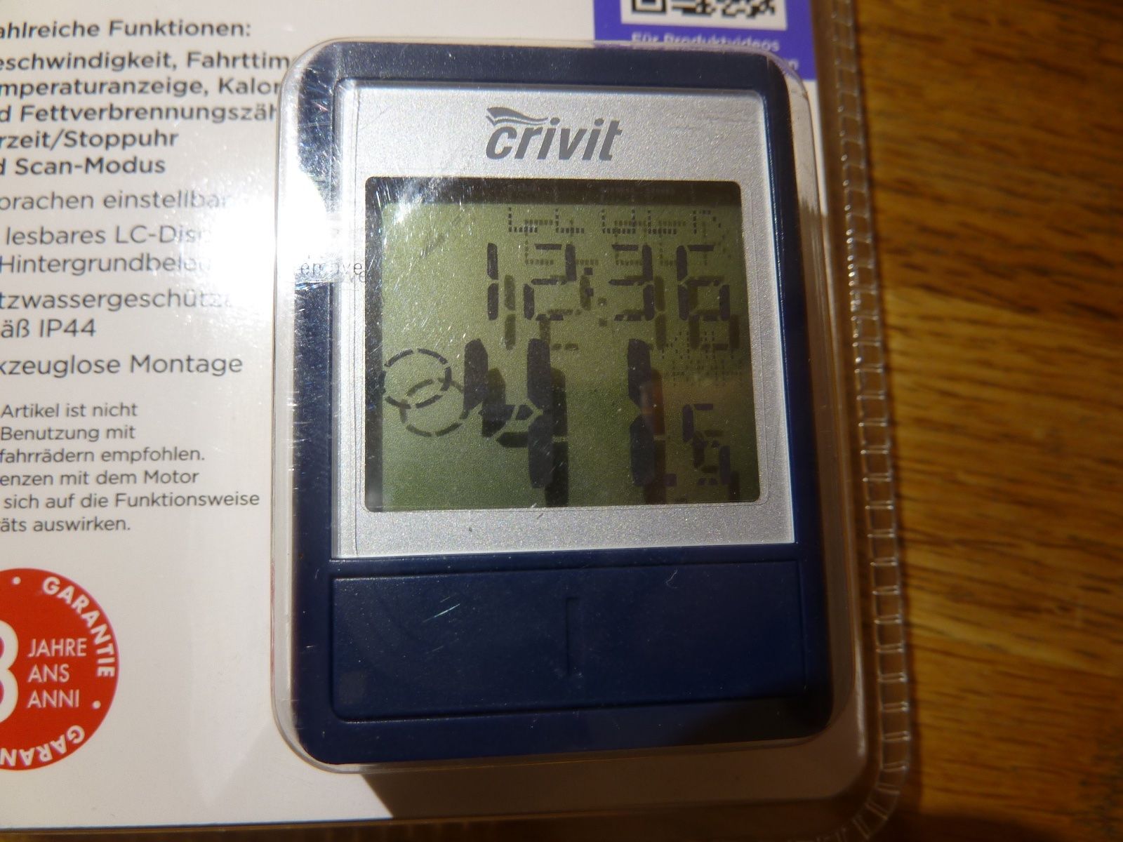 Pezzi di ricambio: NEUER Crivit Fahrrad Computer ungeöffnet – Nuovo e nell'imballaggio originale da Hochfelden venduto da swissice 1