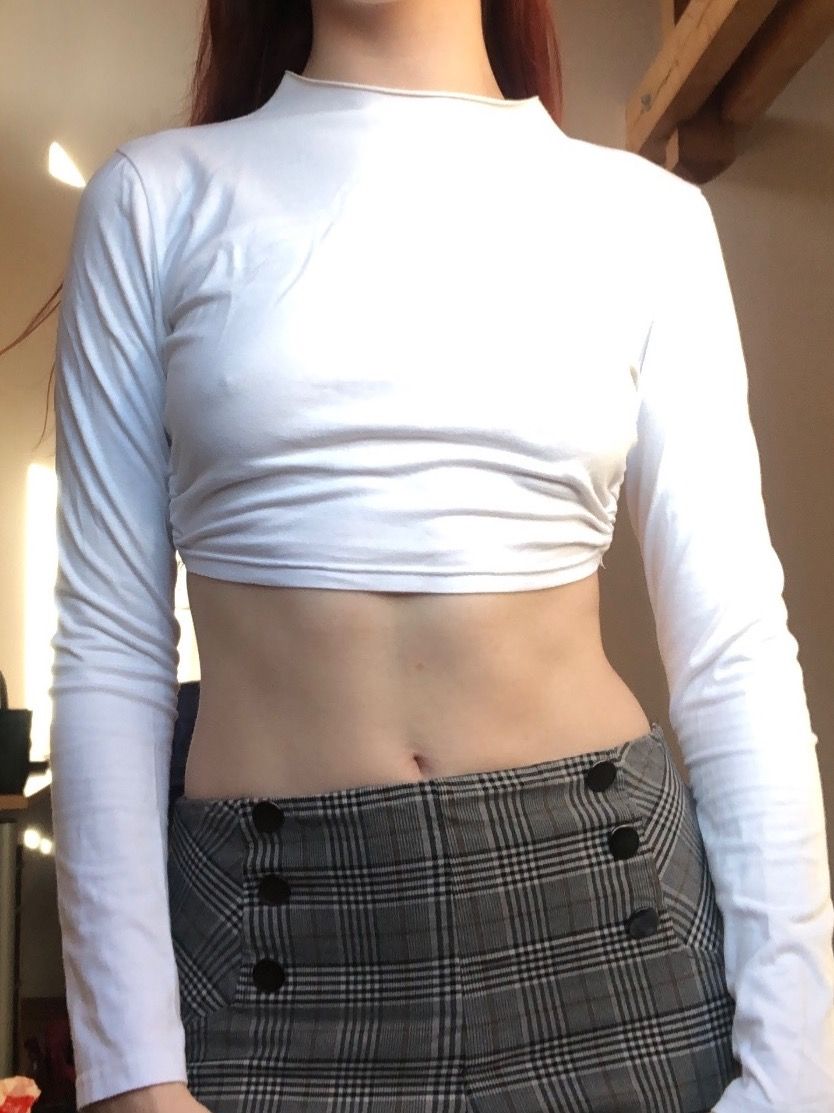 Top: Crop top blanc dos nu – Usato da Bulle venduto da sop_ct6x