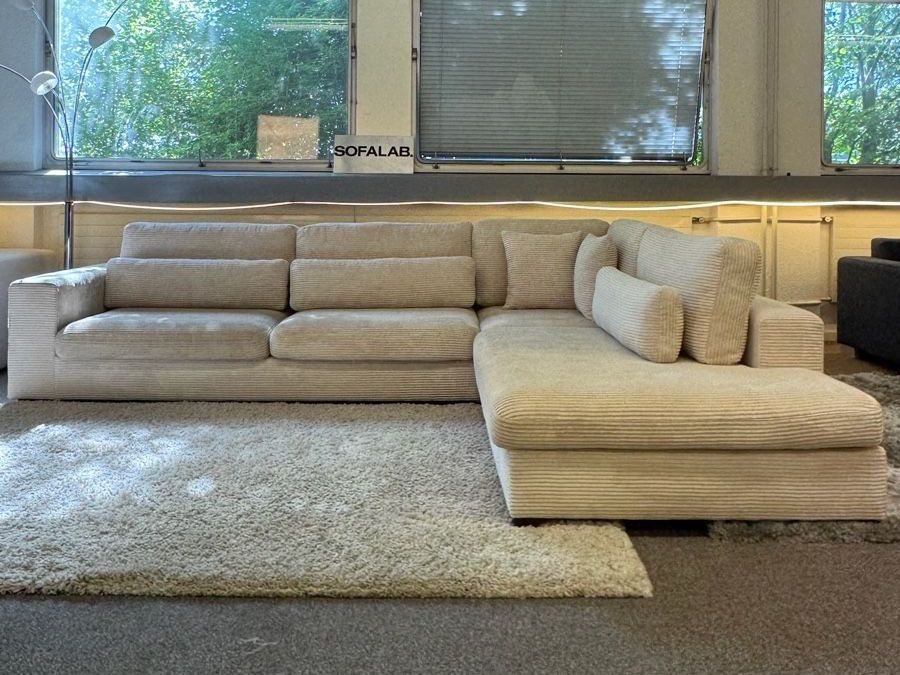 Pfister Divani: Ecksofa beige von Pfister Johan Jakob – Usato da Fehraltorf venduto da Sofalab.swiss