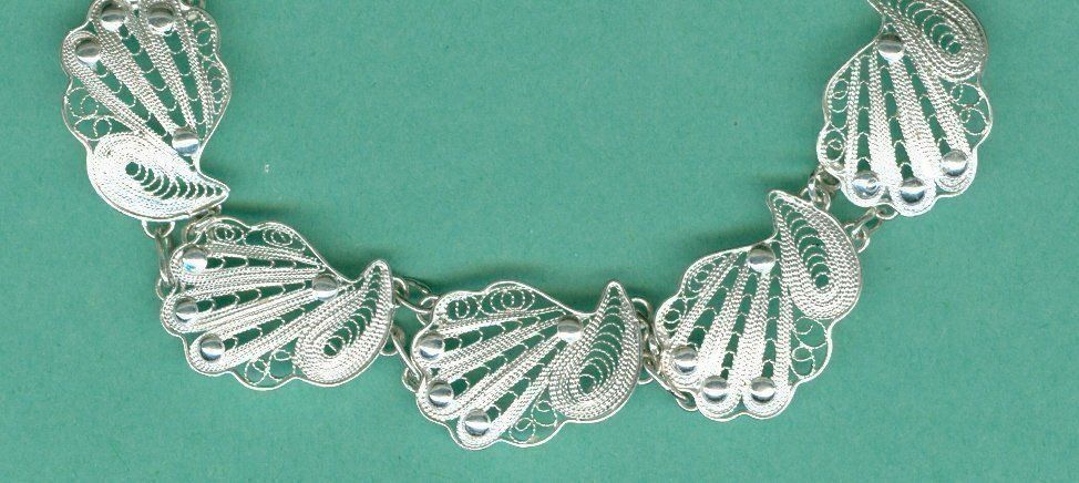 Bracciali & Braccialetti: Silber 925 Filigran Armkette – Nuovo (secondo la descrizione) da Chur venduto da omonia 2