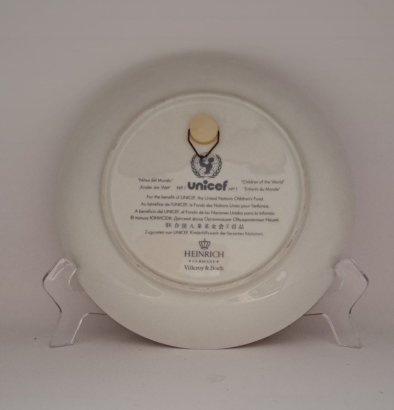 Villeroy & Boch Teller: Unicef Kinderteller von Villeroy&Boch " Kinder der Welt" 7 T – Neu (gemäss Beschreibung) aus Sta. Maria V. M. von saira2017 1