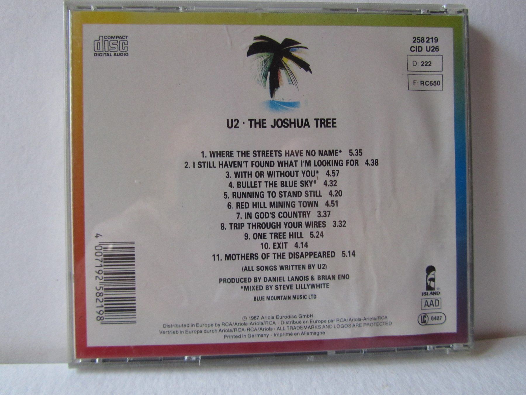 CD: U2, CD, the joshua tree – Usato da Weiningen ZH venduto da dietsch57 1