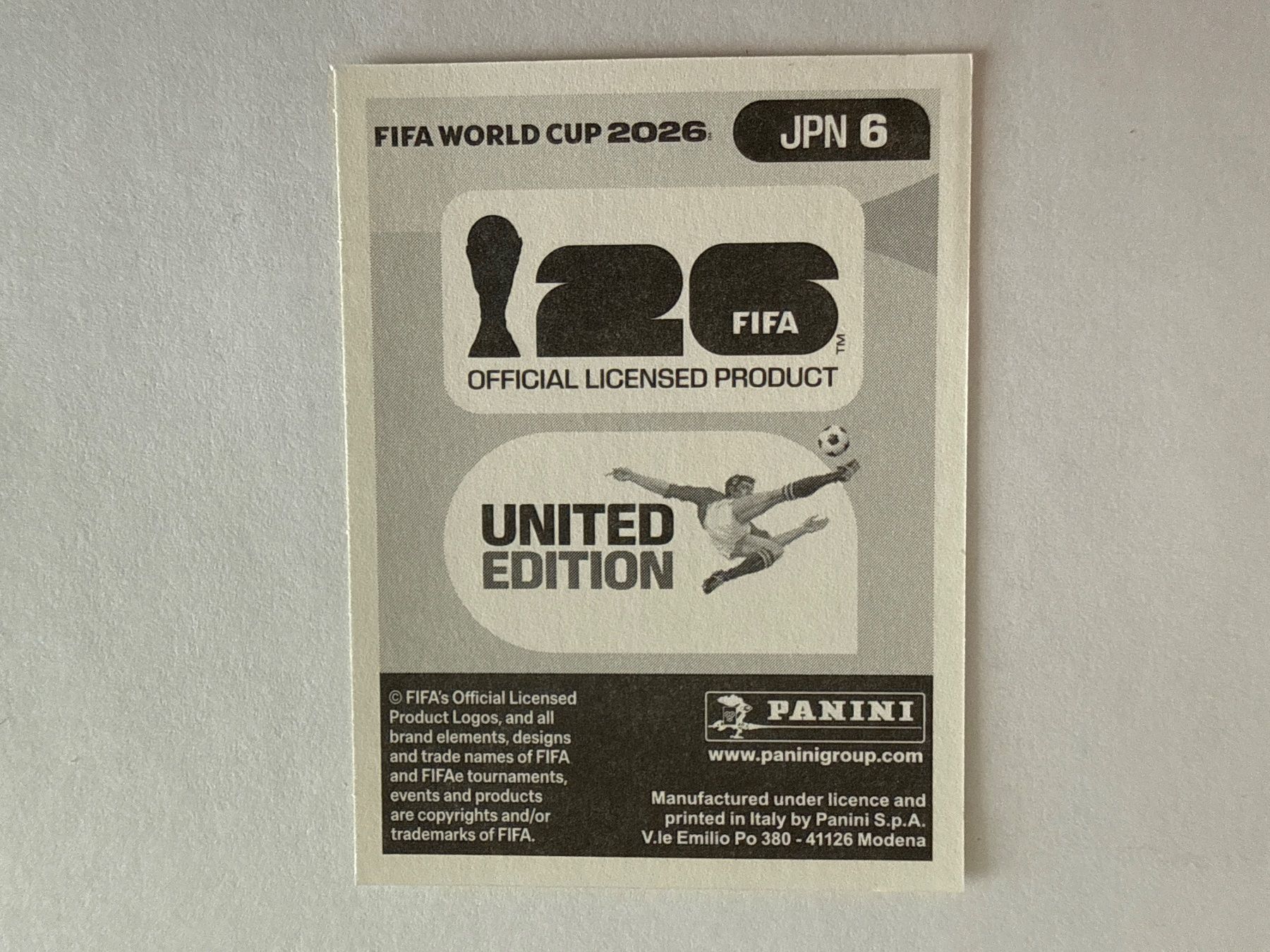 Panini Carte collezionabili: Taniguchi JPN6 - Panini CH Edition WM 2026 – Nuovo (secondo la descrizione) da Grenchen venduto da nicus_aveiro 1