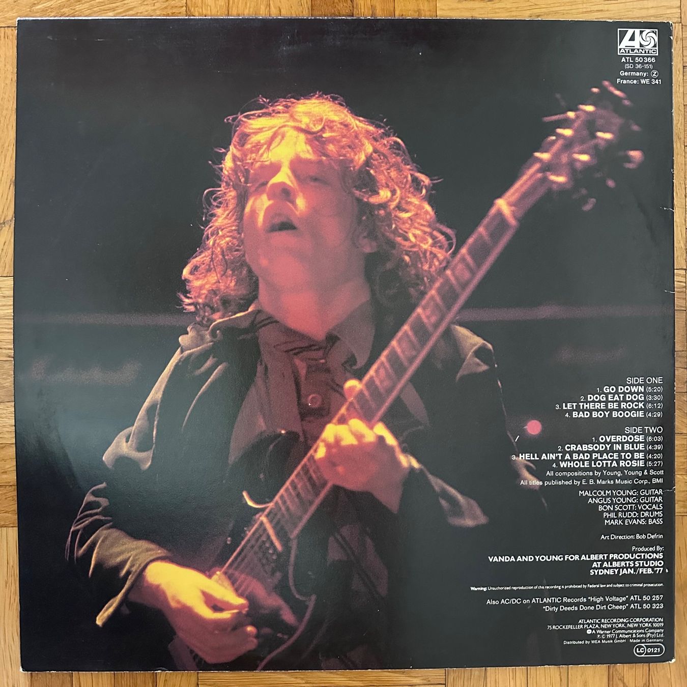Dischi in vinile: LP - AC/DC - Let There Be Rock – Usato da Breganzona venduto da Onairda75 1
