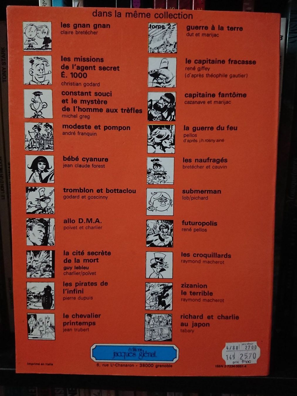 Fumetti: Une ténébreuse affaire EO (Giffey) – Usato da Farvagny-le-Grand venduto da LaCaverne 1