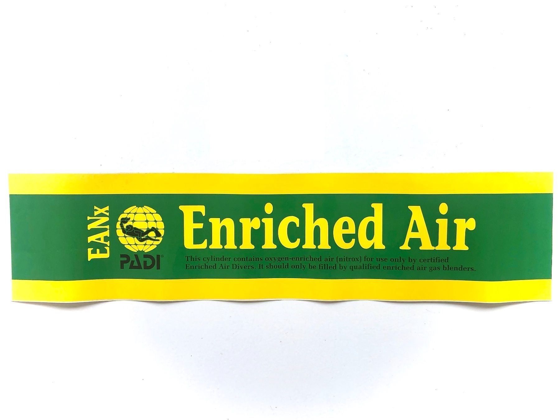 Sticker: PADI Enriched Air NITROX Tauchflaschen-Aufkleber – Nuovo (secondo la descrizione) da Meilen venduto da tecdiver