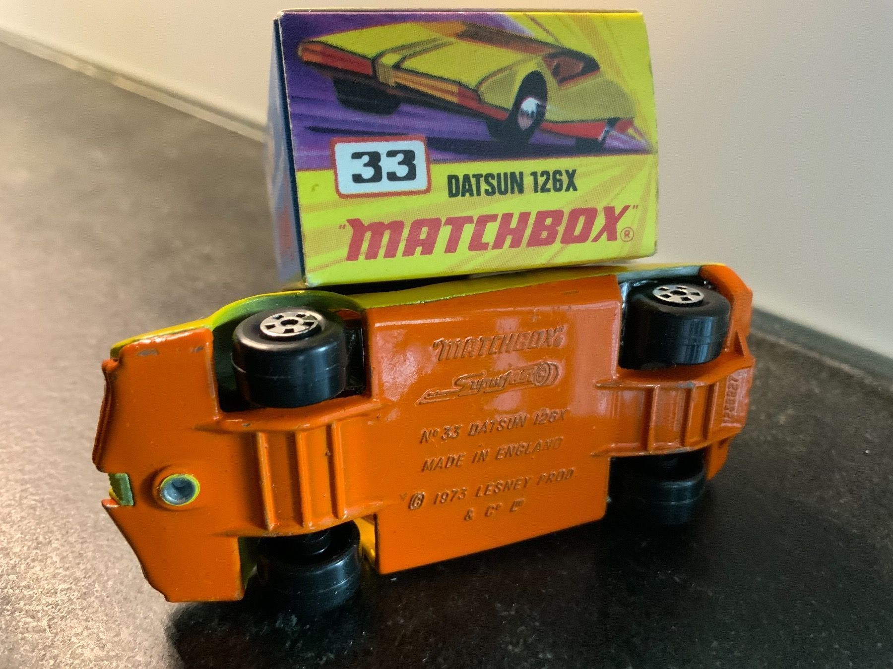 Matchbox Modellini d'auto: MATCHBOX Nr. 33, Datsun 126X – Nuovo e nell'imballaggio originale da Erlenbach im Simmental venduto da Model_box 4