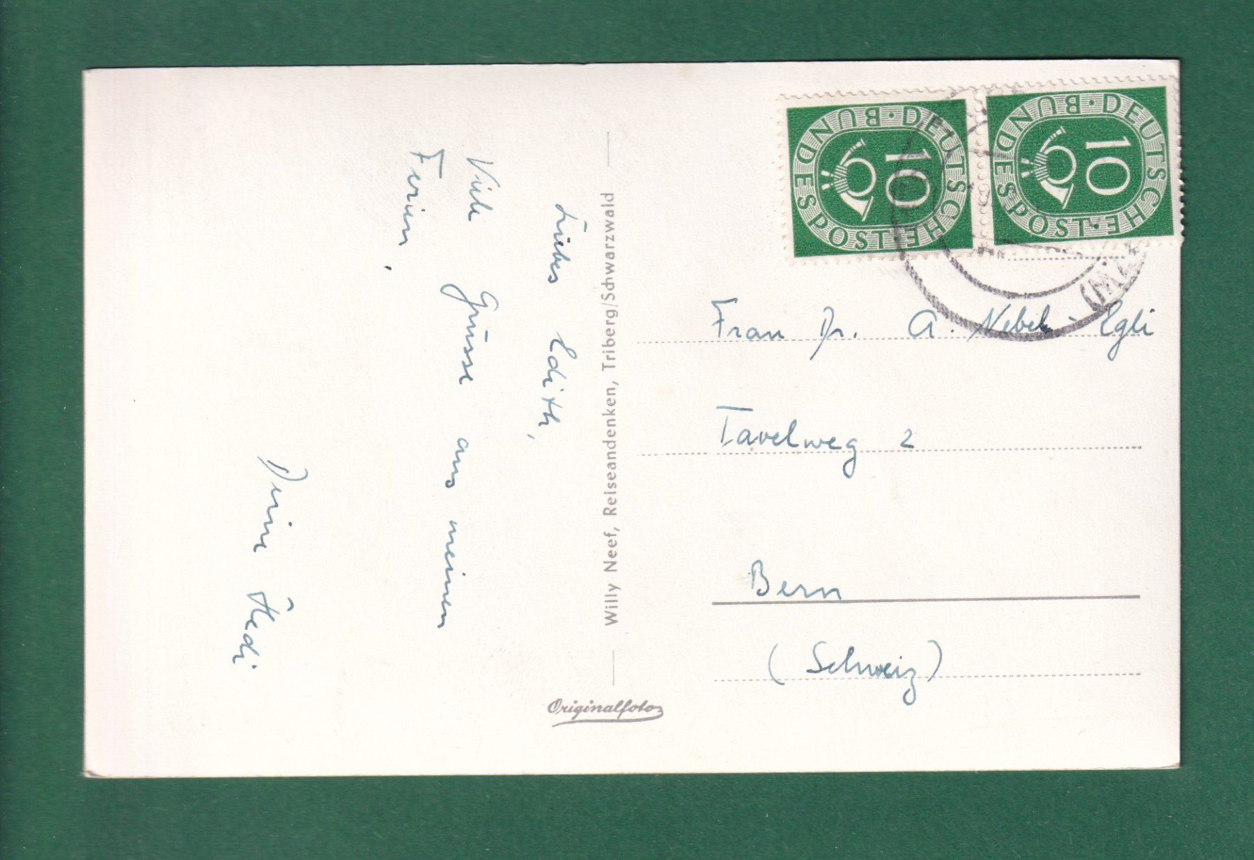 Cartoline postali: TRIBERG - Wasserfälle – Usato da Pully venduto da nicecards-shop 1