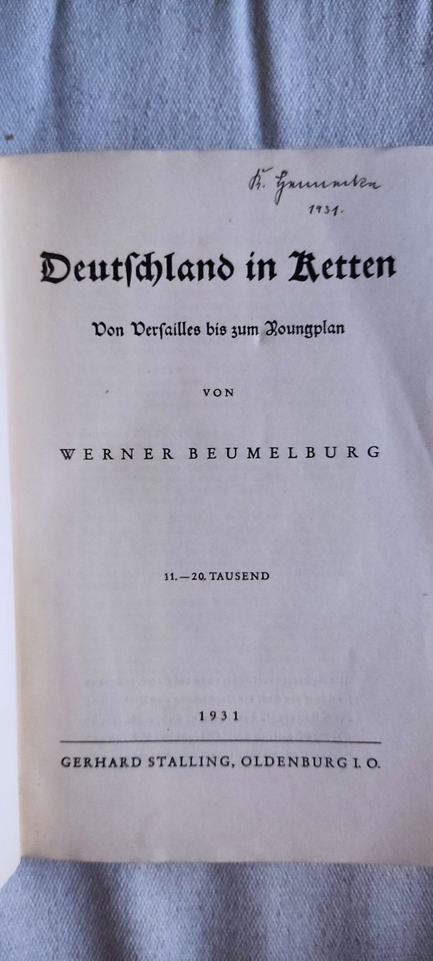 Libri: 7 Bücher von Werner Beumelburg – Usato da Zürich venduto da imago6912 4
