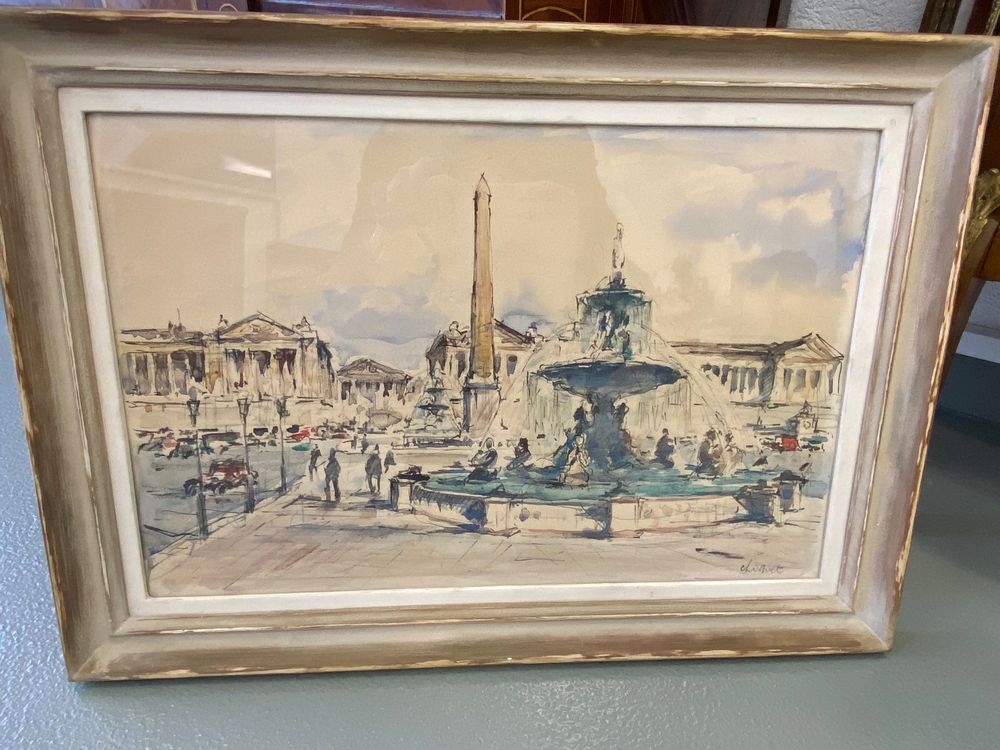 René Maxime CHOQUET (18721958)Peinture aquarelle signée Kaufen auf