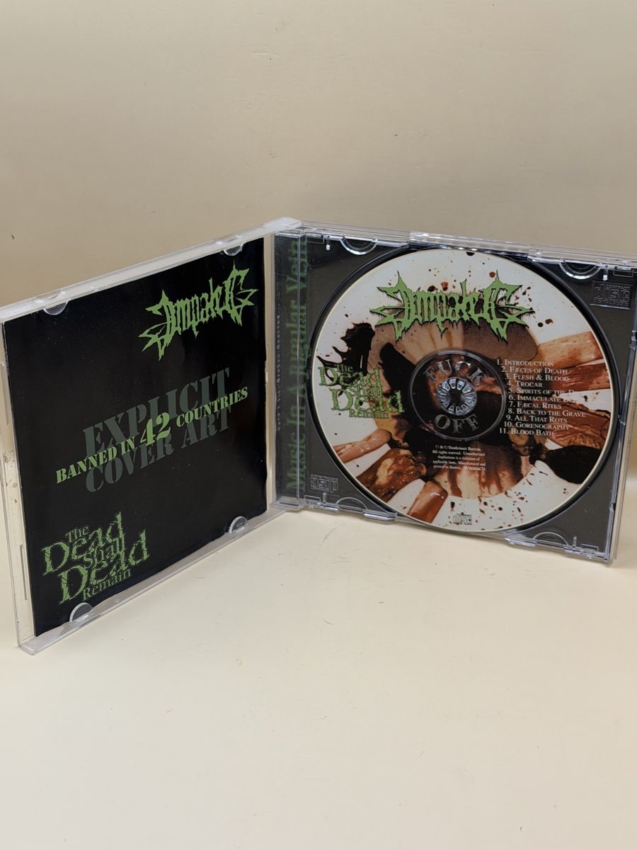 CD: Impaled The Dead Shall Dead Remain DVR002 CD Original Rare – Usato da Genève venduto da sho_67qj 2