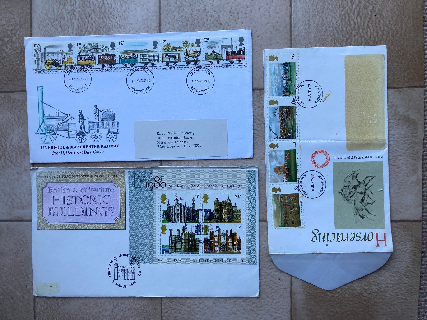 Alle Briefmarken: 3 Ersttagesbriefe Grossbritannien – Gebraucht aus Lütisburg von wiesenpippau