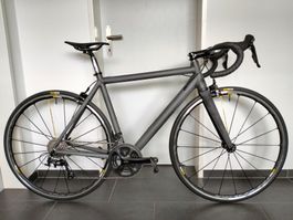 Rennrad Rahmen mit Shimano Komponenten