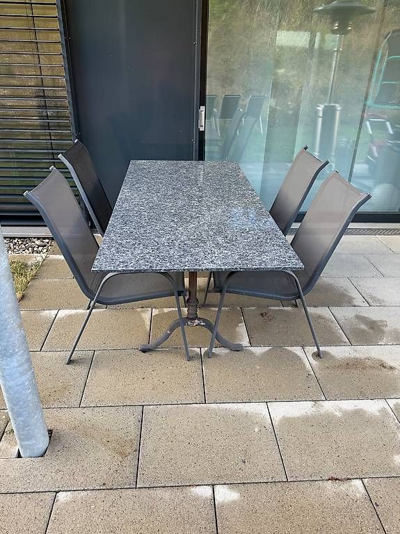 Tavoli: ***RESERVIERT*** Gartentisch Granit & Stühle  Steintisch – Usato da Stein AG venduto da Marcster99 2