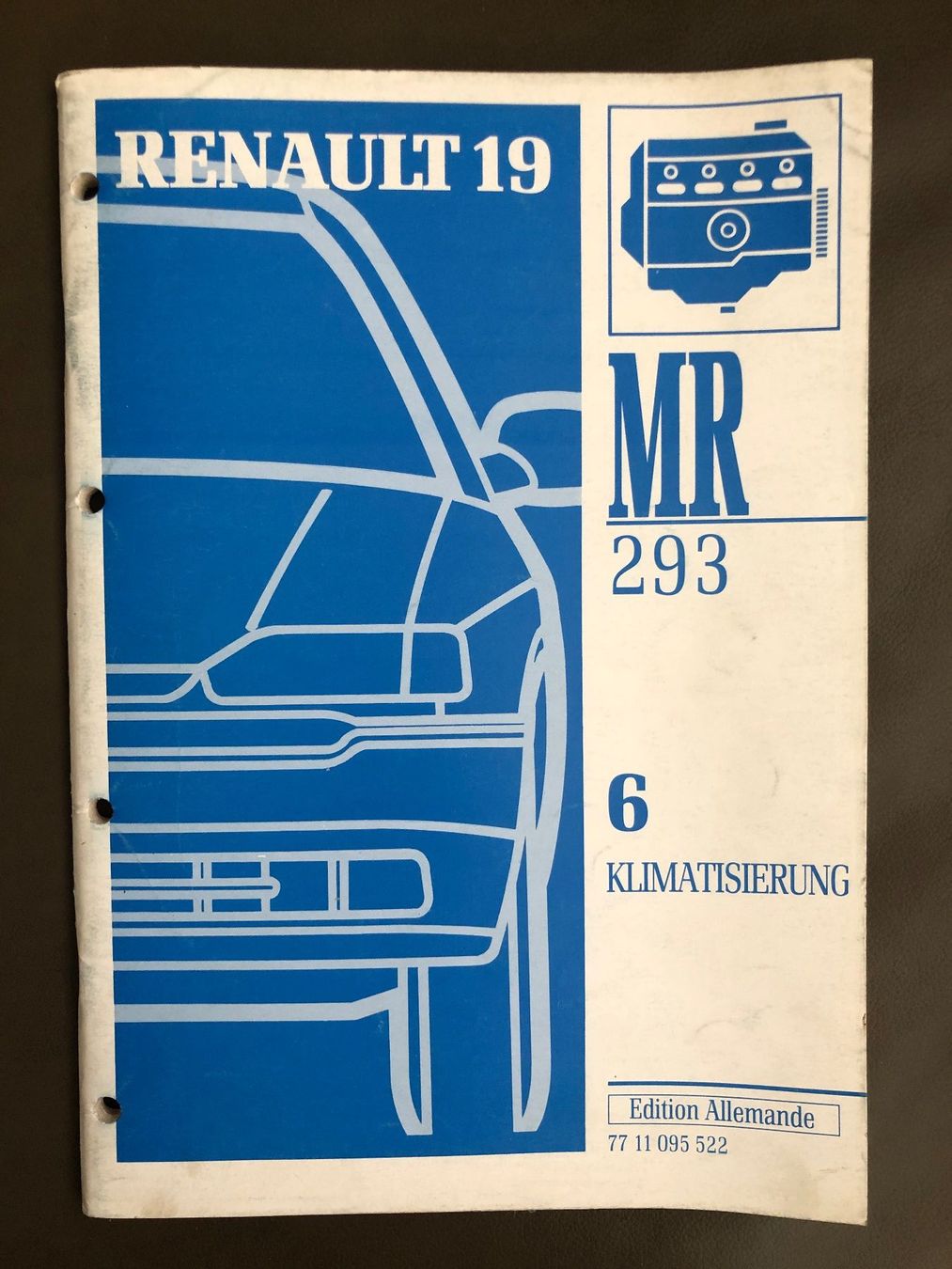 Libri: Buch Renault 19 MR 293 Klimatisierung – Usato da Nunningen venduto da anclaudia
