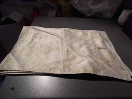 Tischset 4 Stück, beige/goldige Verzieru