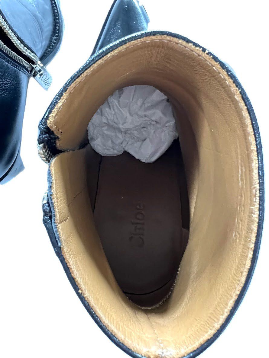 Chloé Damenschuhe: Bottines marque Chloé, cuir noir, taille 36 – Gebraucht aus Vevey von StudioJAD 5