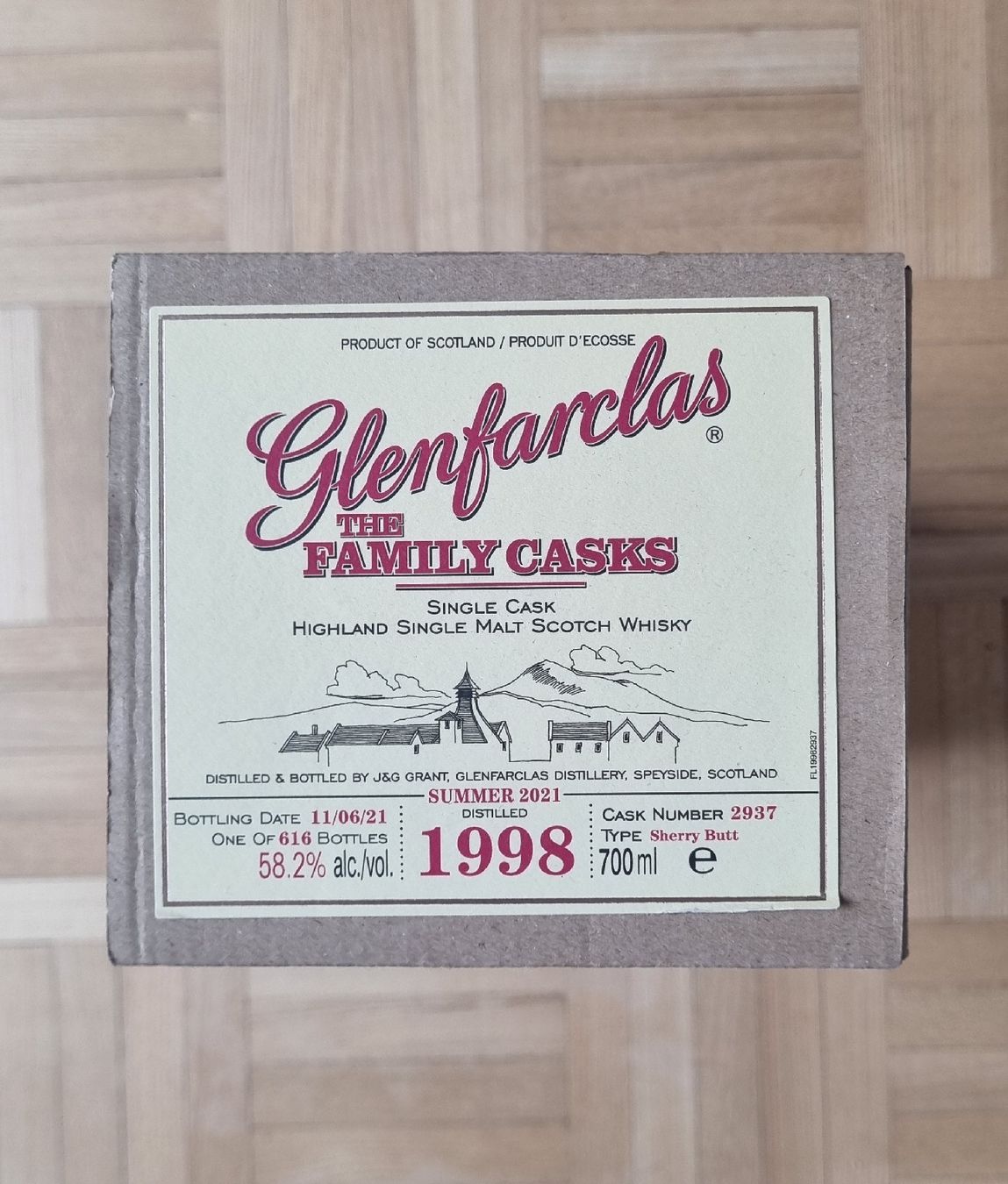 Glenfarclas Bevande alcoliche: Glenfarclas Family Casks 1998 Single Cask Whisky – Nuovo e nell'imballaggio originale da St. Gallen venduto da EnricoPalazo 5
