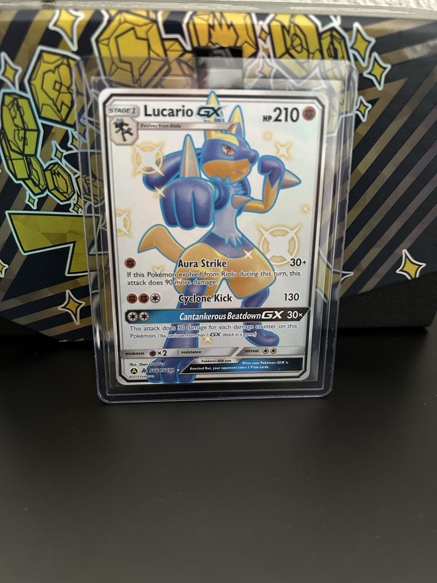 Pokémon Carte collezionabili: Lucario GX SV64/SV94 – Nuovo (secondo la descrizione) da Wittenbach venduto da Ribery796 1