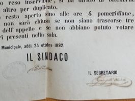 Italia - Viconago - 1892