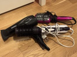 BaByliss Haarmaschine, Glätteisen und Föhn als Set