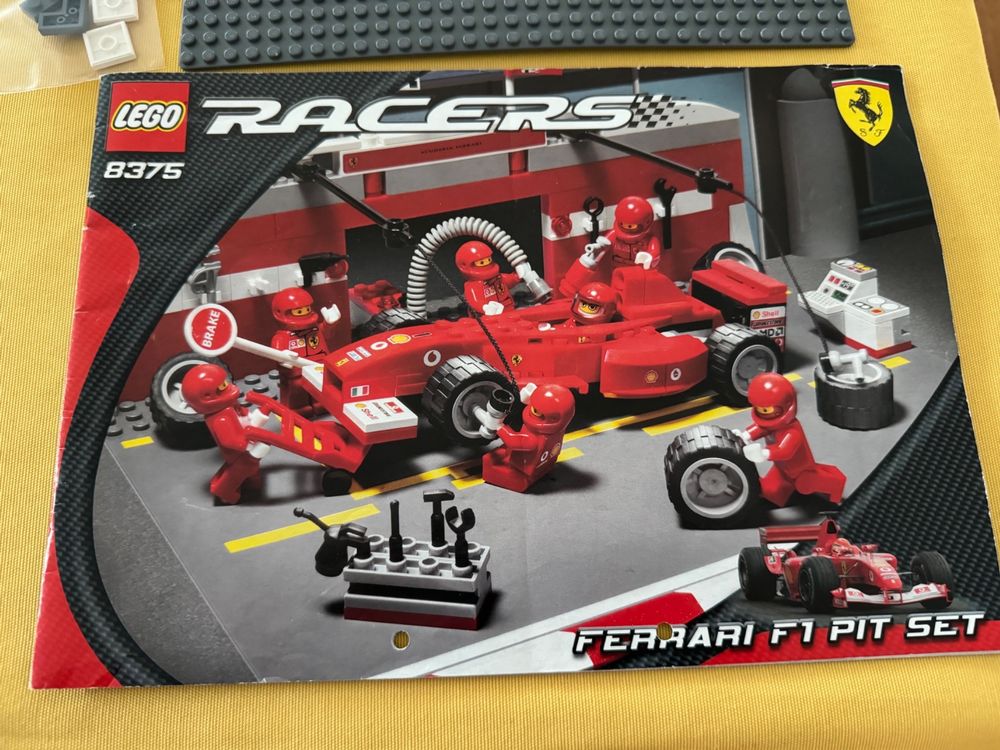 Lego Racers 8375 aus 2004 Ferrari F1 Pit Set | Kaufen auf Ricardo