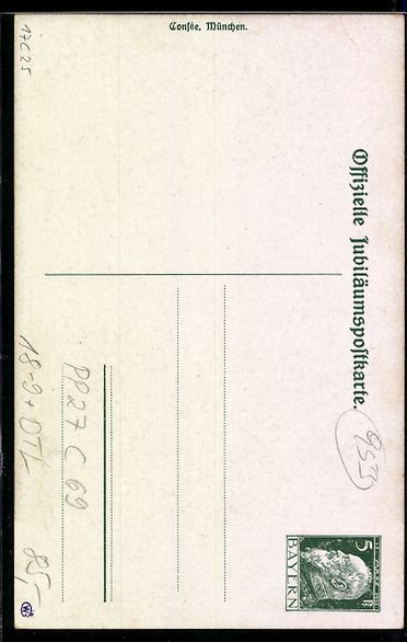 Cancelleria postale: Ganzsache PP27 C69: Straubing, Volksfest – Usato da Berlin venduto da bartko-reher 1