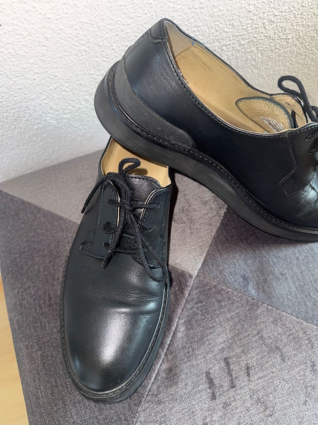 Chaussures hommes: LEATHER DERBY SHOES – D'occasion à Buchrain par nat_pl5p 2