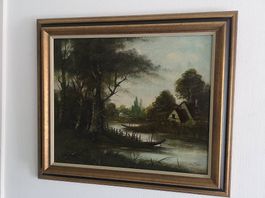 JACQUET Gustave Jean /1846 - 1909 / Huile sur toile 60x70 cm