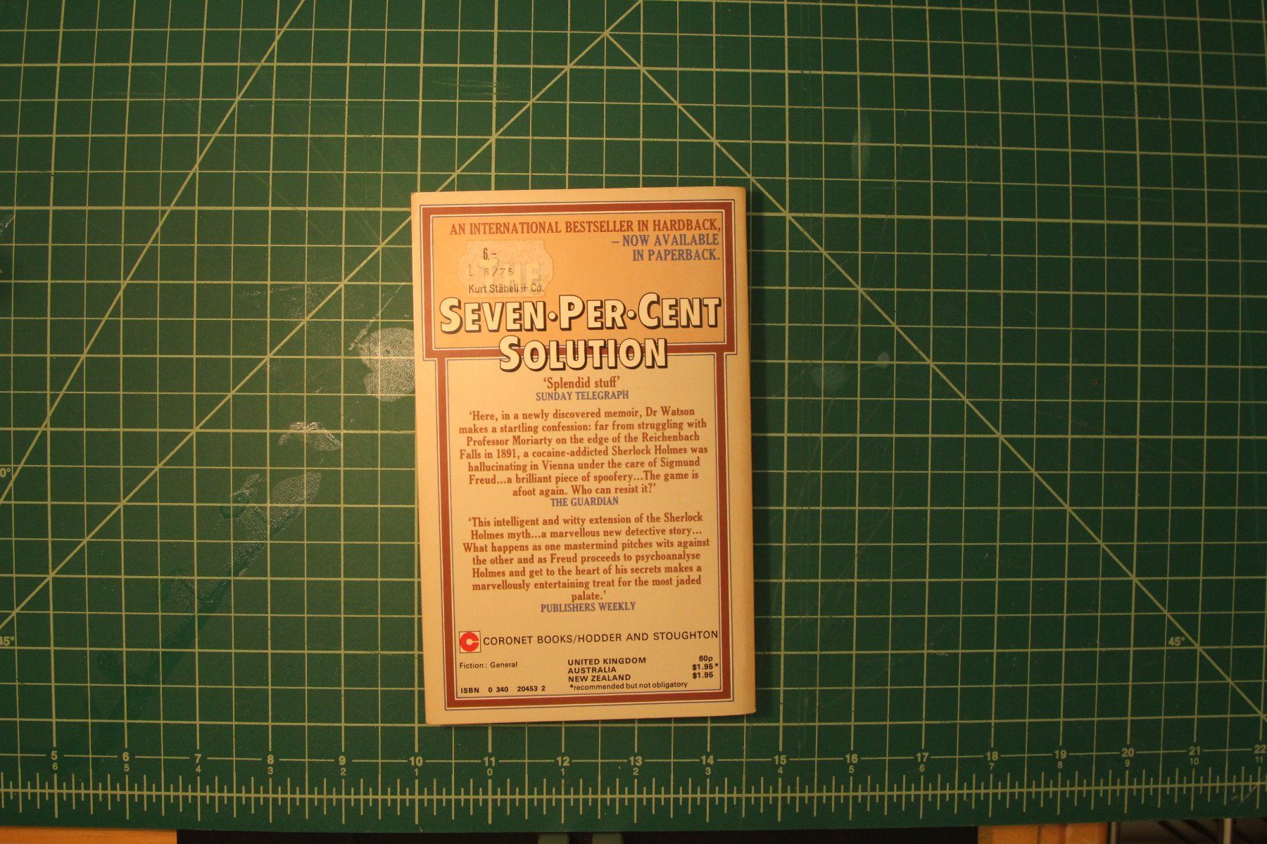 Bücher: Nicholas Meyer – The Seven-Per-Cent Solution (1975, Coronet) – Gebraucht aus Zürich von wallans 1