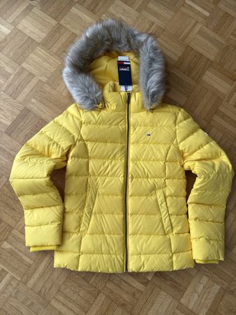 Tommy Jeans Steppjacke Damen Gelb Grösse S Neu