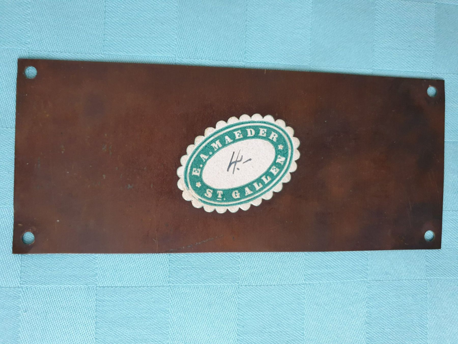 Insegne: Blech Schild – Usato da Mörschwil venduto da spirspi 1