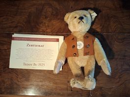 Selten Teddy Bu 1925 Steiff Knopf im Ohr mit Zertifikat Top