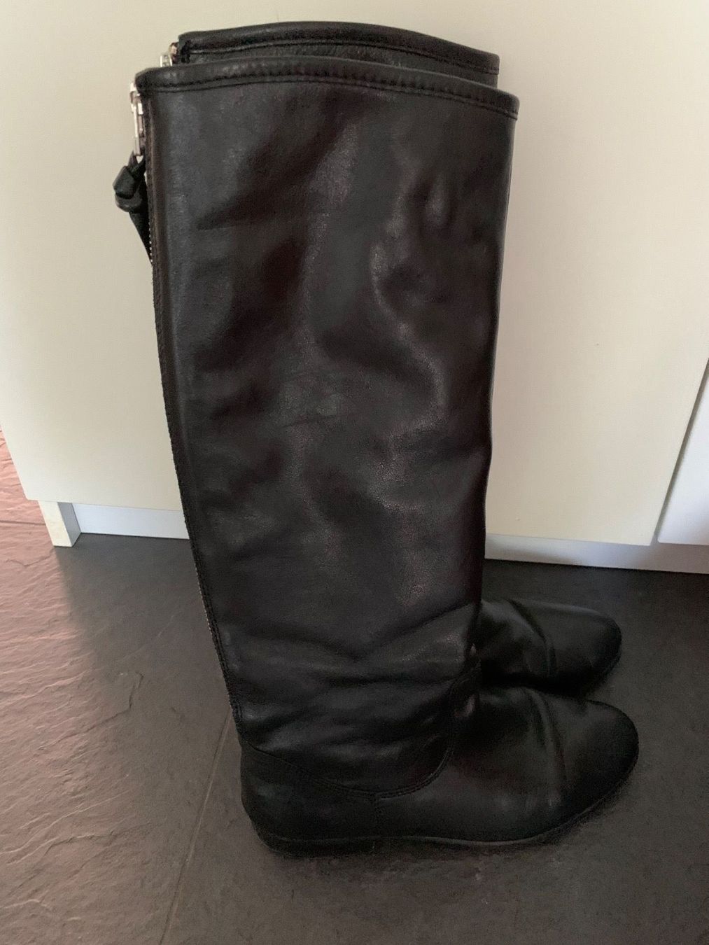 Scarpe da donna: Lederstiefel schwarz Gr. 37 – Usato da Bonstetten venduto da VCLS 2