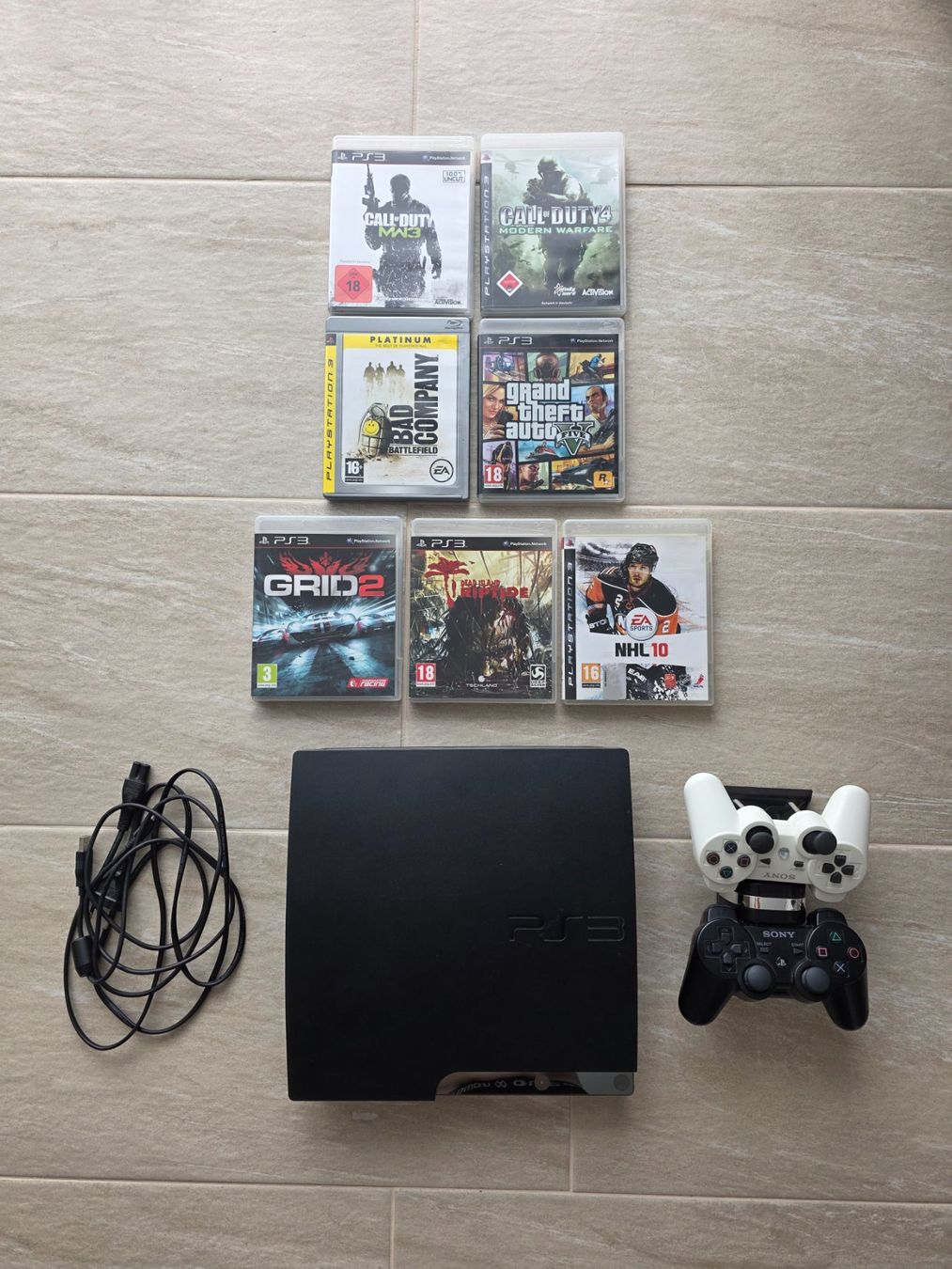 Sony Console: PlayStation 3 (Slim 160Gb) Konsole mit Zubehör – Usato da Basel venduto da phi_f5yh