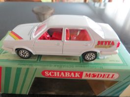 Schabak Metallauto, VW Jetta Tuning, weiss, 1:43