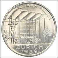 Médaille commémorative Zurich 1939 - Aluminium