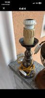 Lampada da tavolo metallo antico cablata