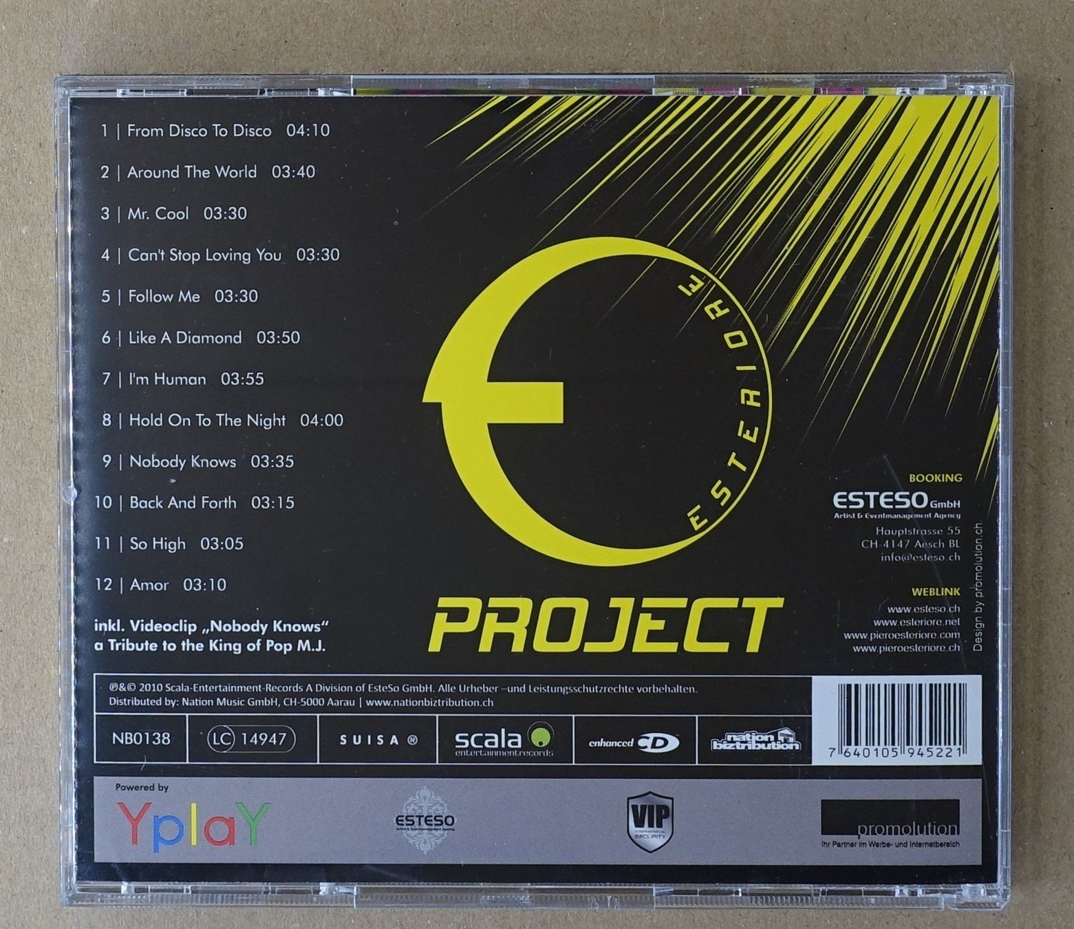 CD: Esteriore Project - From Disco To Disco - Schweiz - D3 – Usato da Sessa venduto da discoverymedia 1