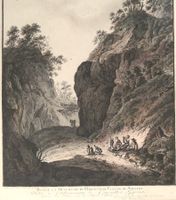 Hauenstein Umrissstich von Pfenninger um 1770 selten