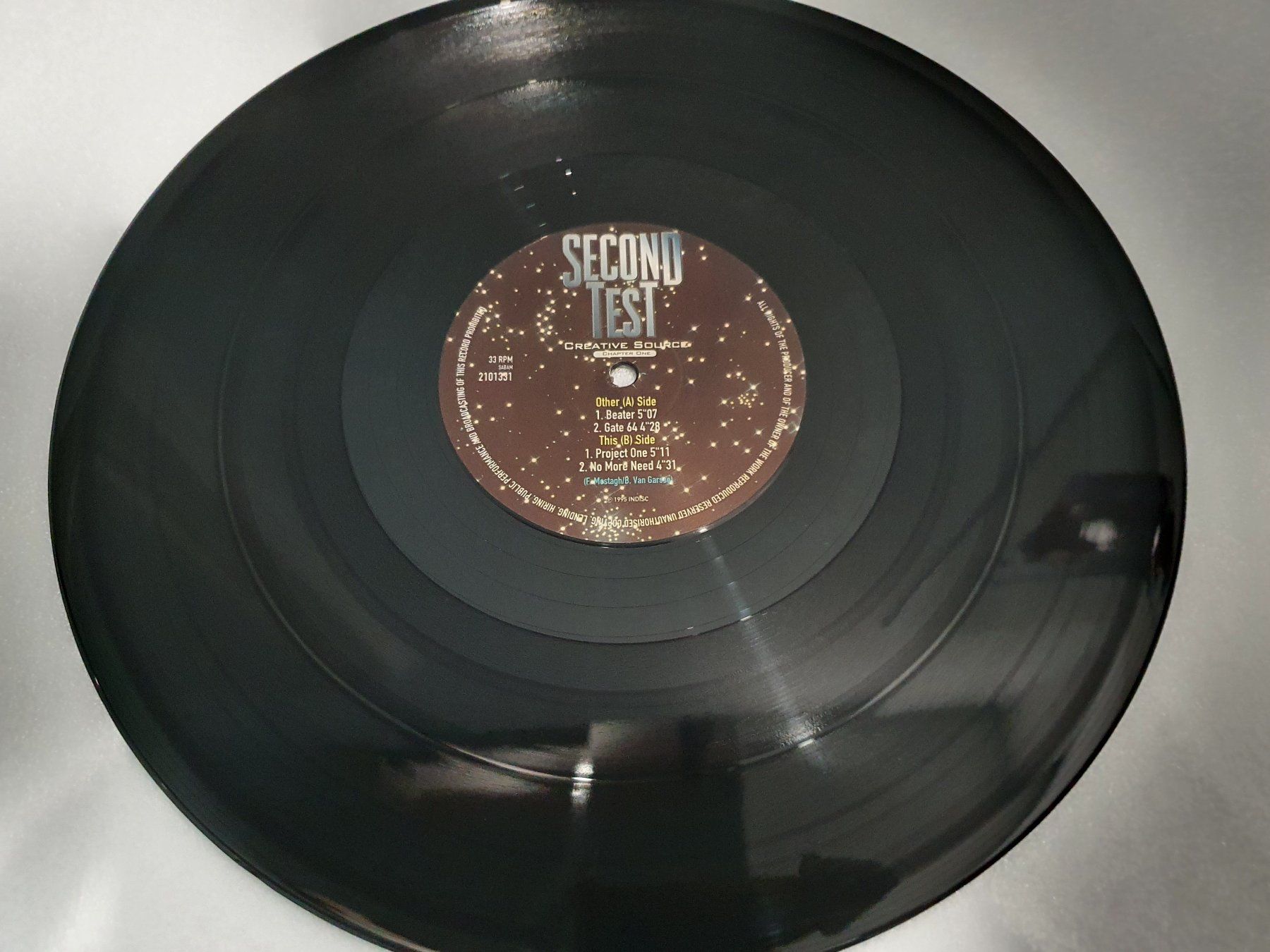 Schallplatten: Second Test – Creative Source Chapter One (Techno, Trance) – Gebraucht aus Uster von Vinyl-Leidenschaft 3