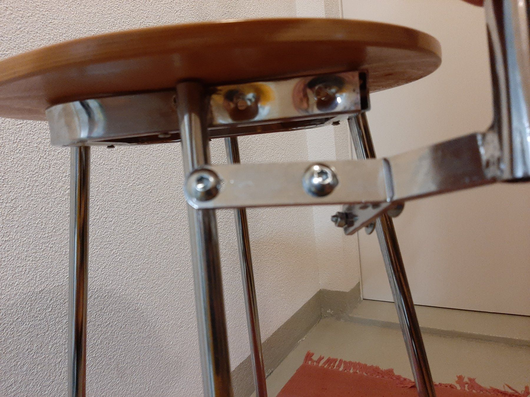 Hocker: 2 Barhocker - Metall + Holz – Gebraucht aus Niederhasli von pri_62hf 7
